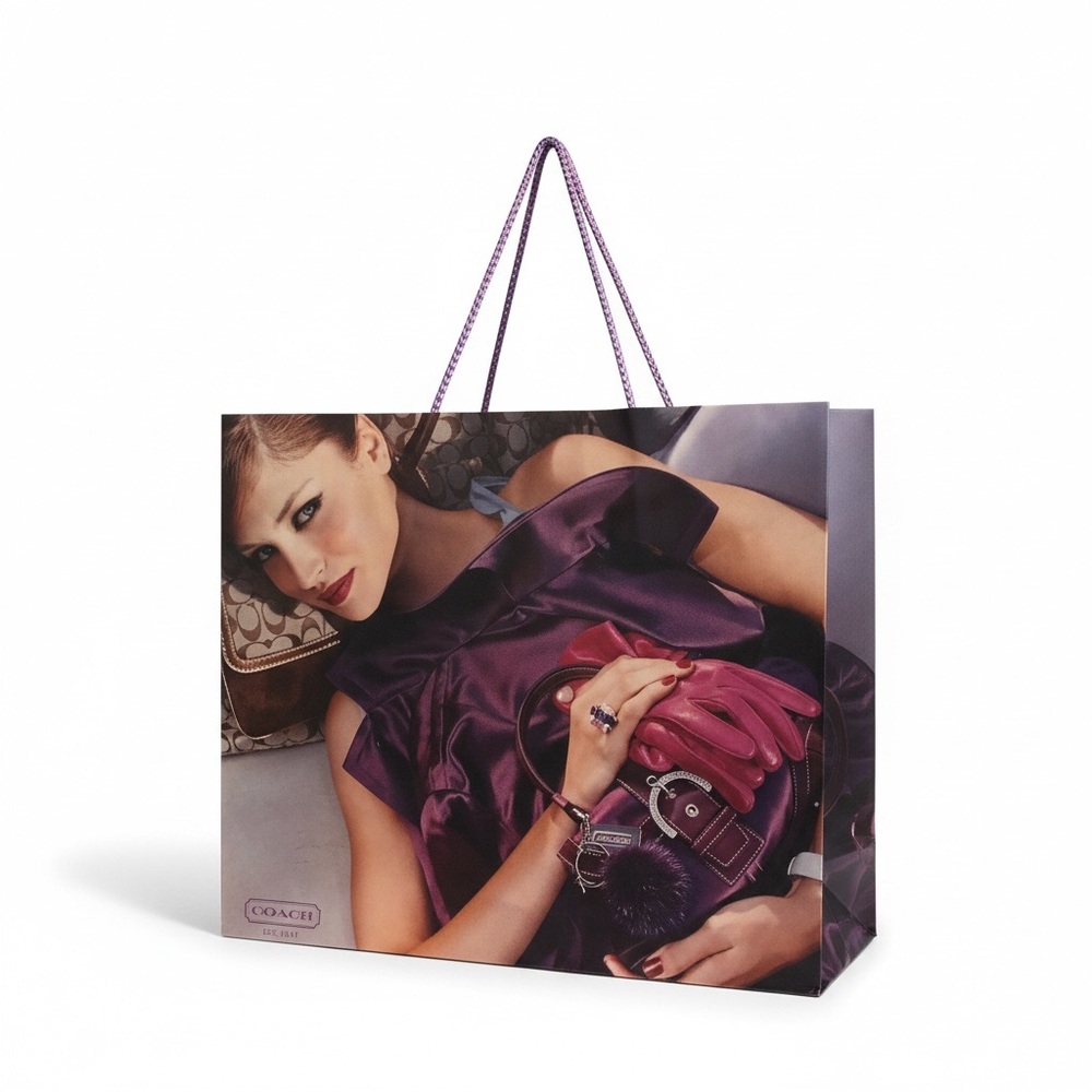 Hard to Find Coach Shopping Paper Bag